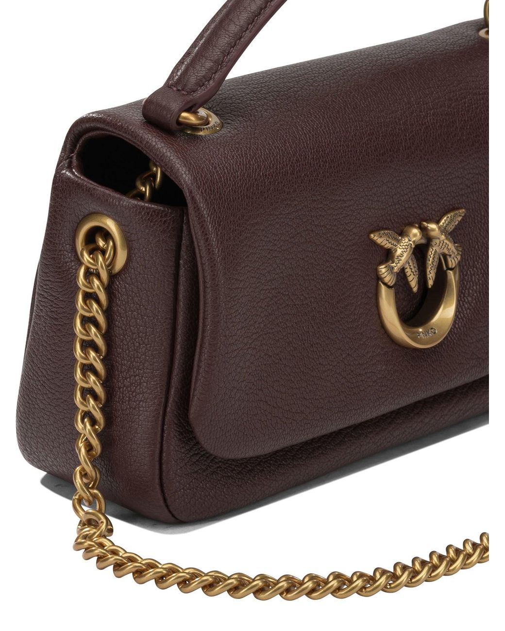 Pinko Brown Clutch Bag