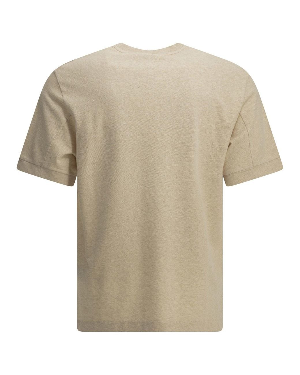 Jacquemus Natural Le Montaigne Crew-Neck T-Shirt for men