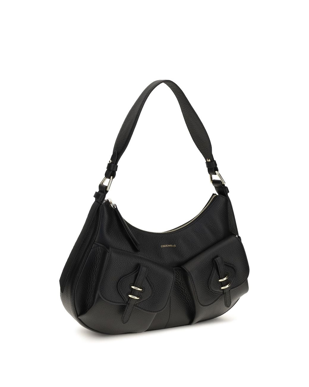 Coccinelle Black Small Boheme Shoulder Bag Noir