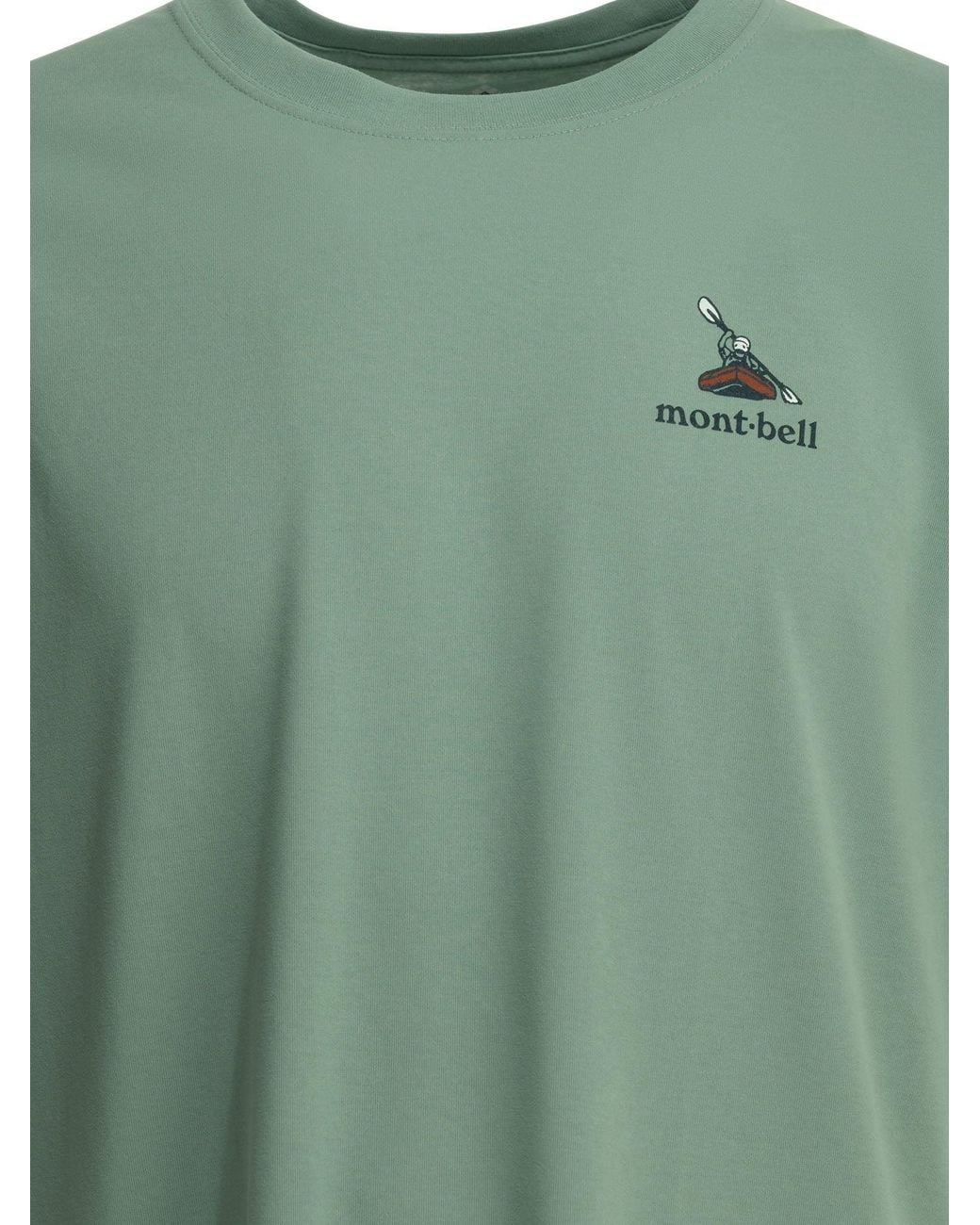 Montbell Green T-Shirts for men