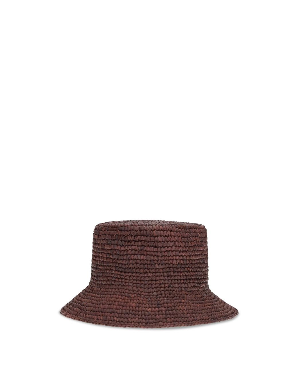 Vivienne Westwood Brown Orb Raffia Bucket Hat