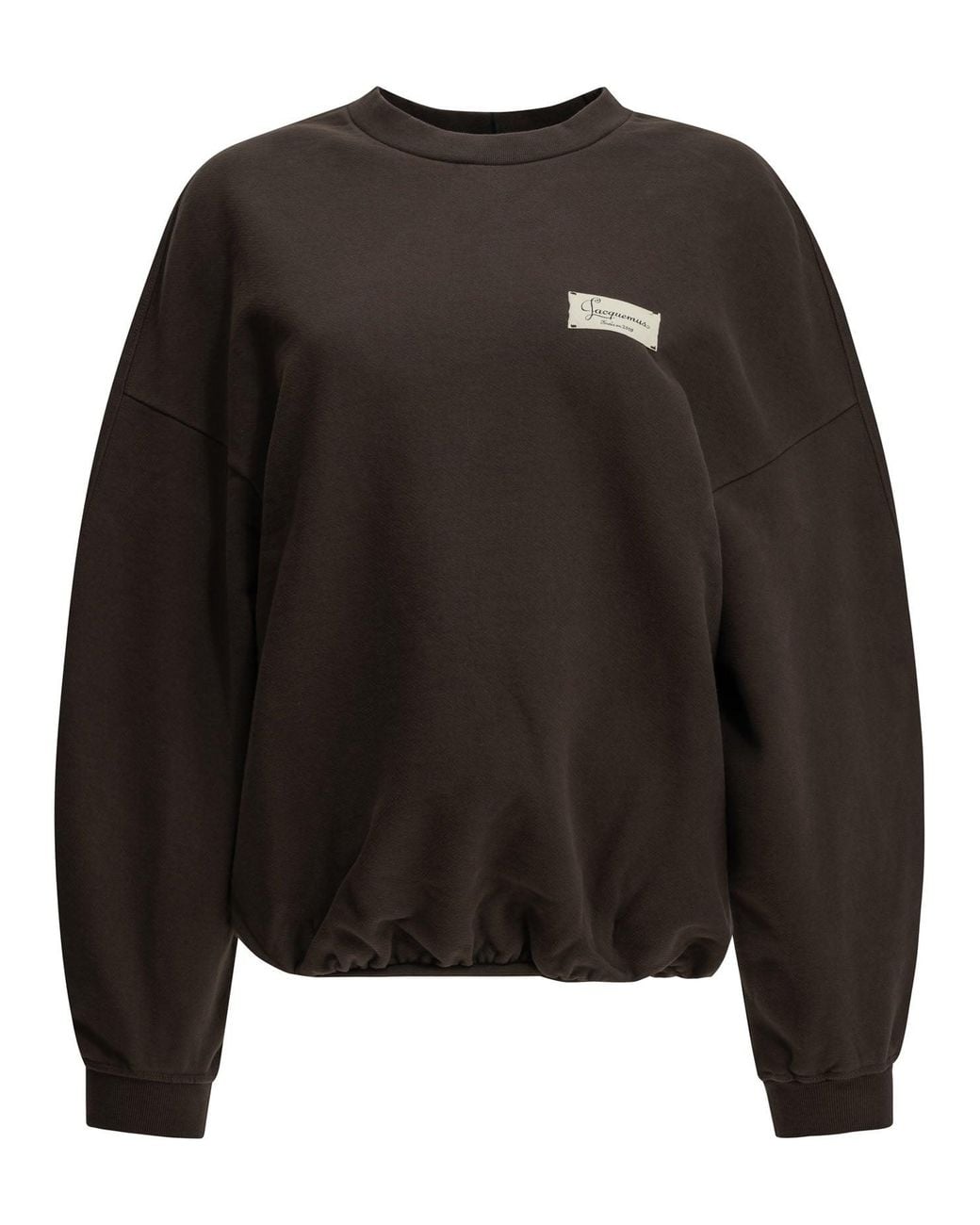 Jacquemus Black Le Sweatshirt Montaigne Dark