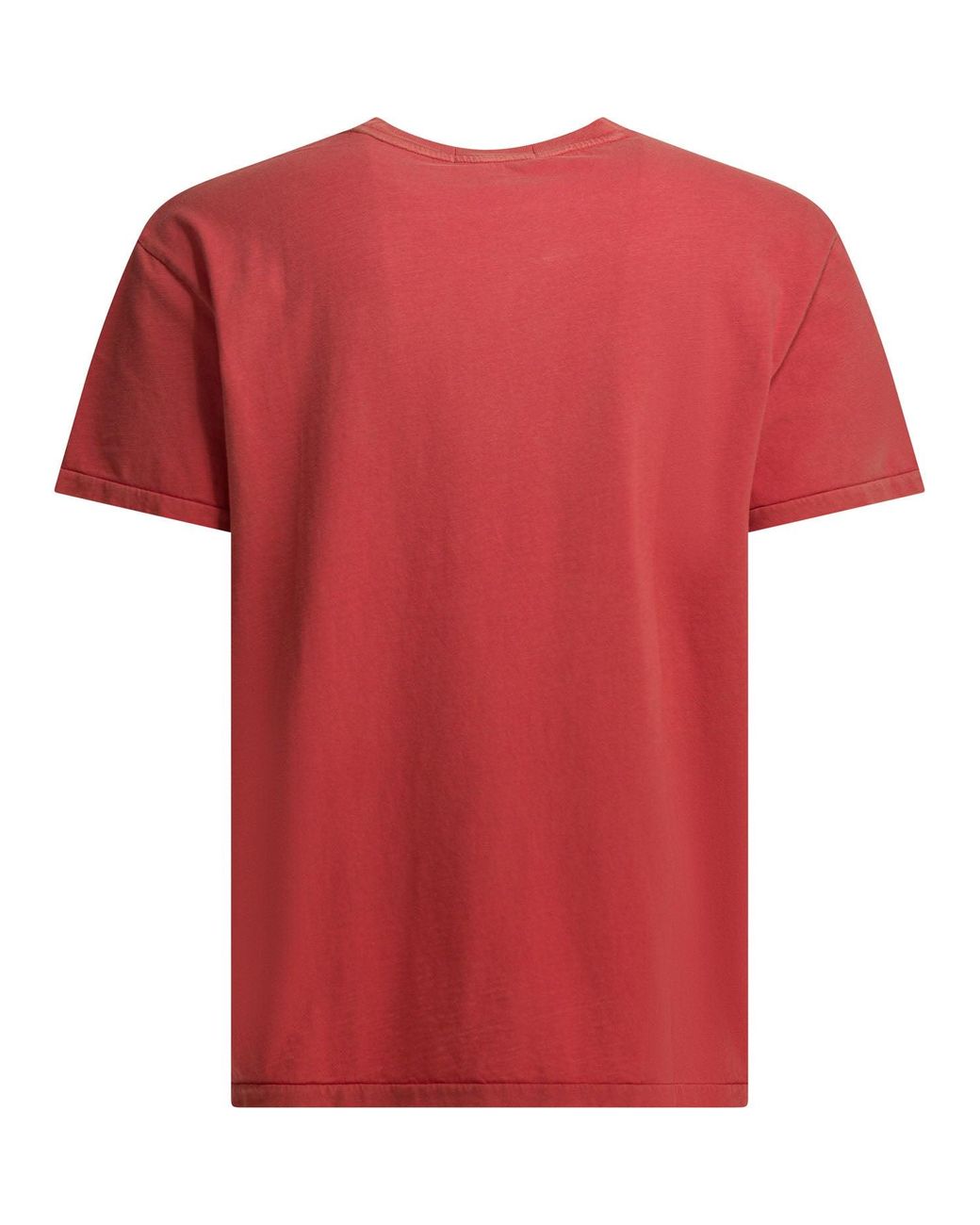 Polo Ralph Lauren Red Logo Printed Crewneck T-Shirt for men