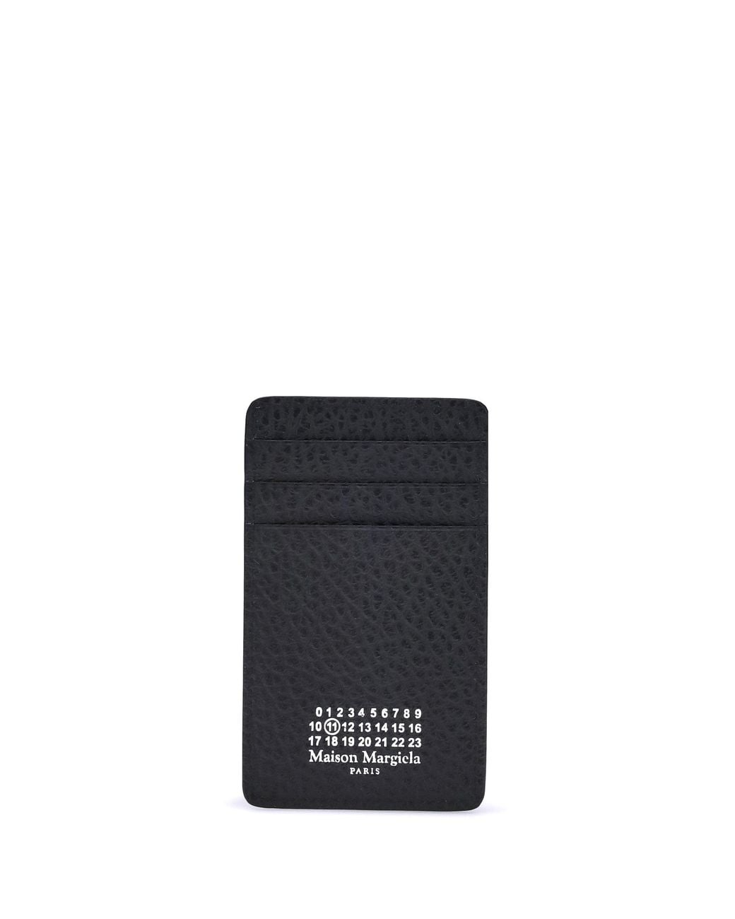 Margiela Black Vertical Card Holder for men