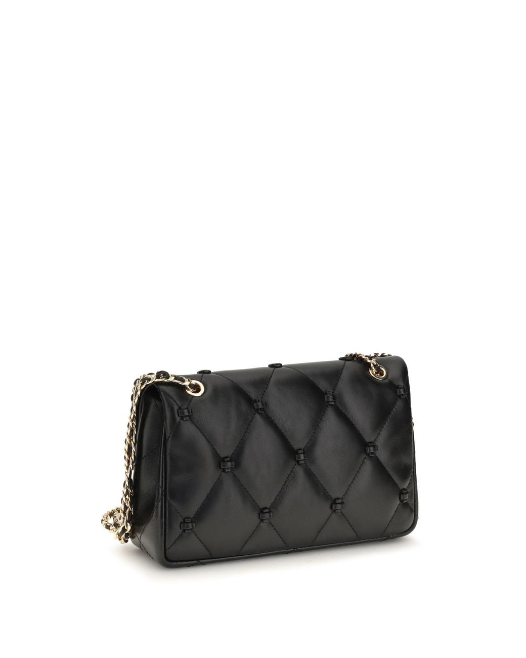 Tory Burch Black Small Bunny Knot Shoulder Bag