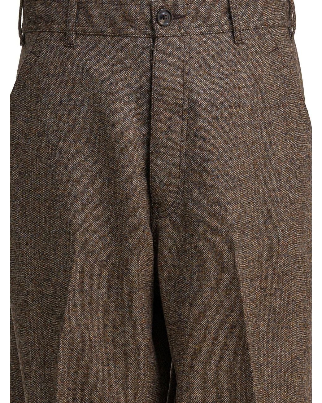 Maison Margiela Gray Wool Pants for men