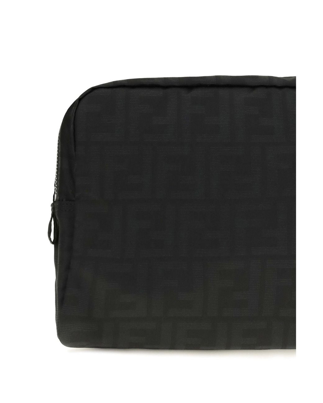 Fendi Black Medium Superlight Ff Zucca Fabric Beauty Case for men