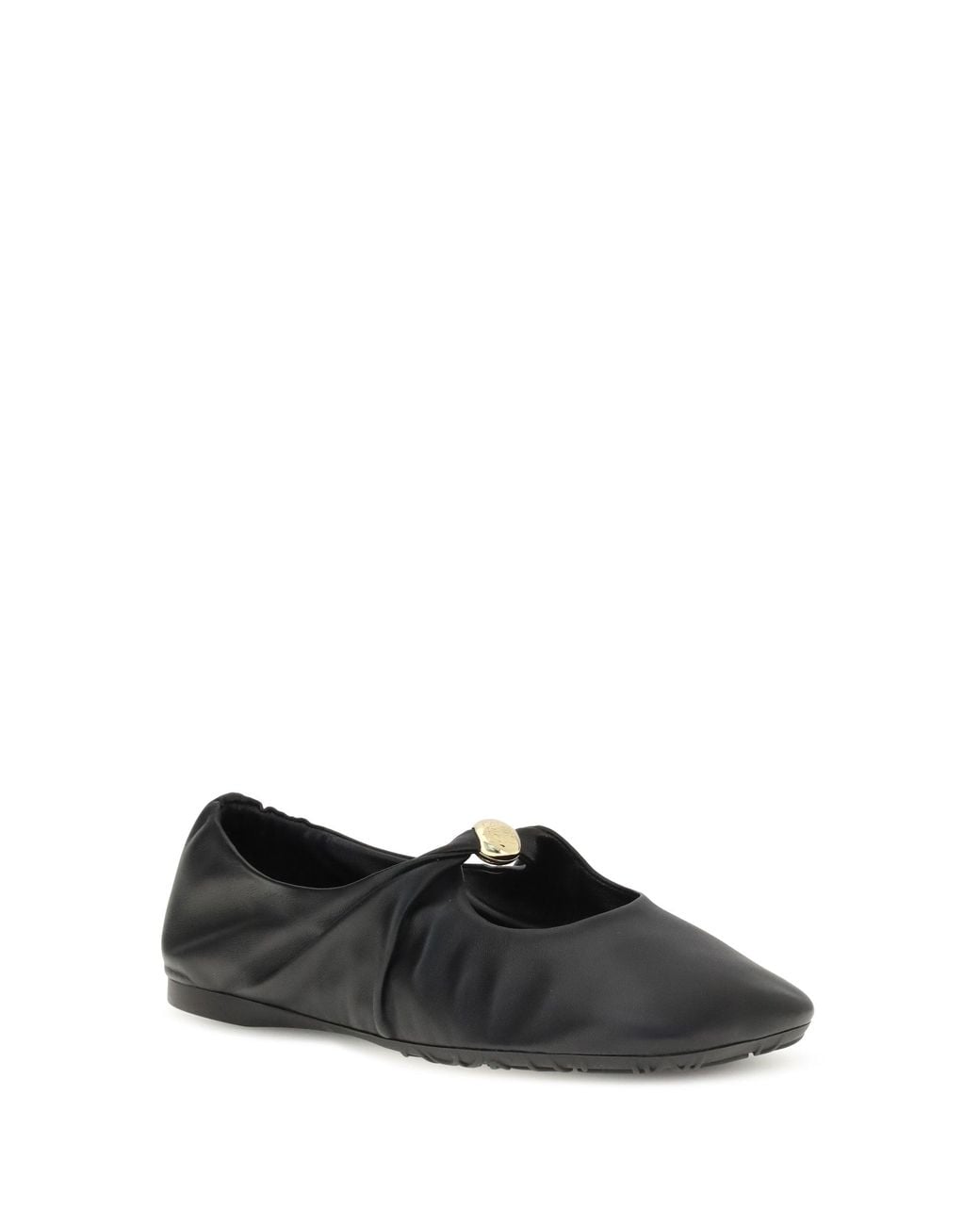 Loewe Black Pebble Ballerinas