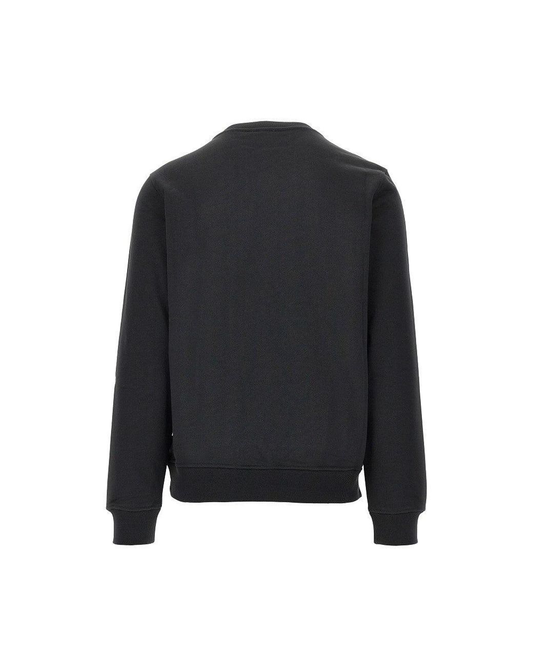 DIESEL Black 'Phoenix' Print Crewneck Sweatshirt for men