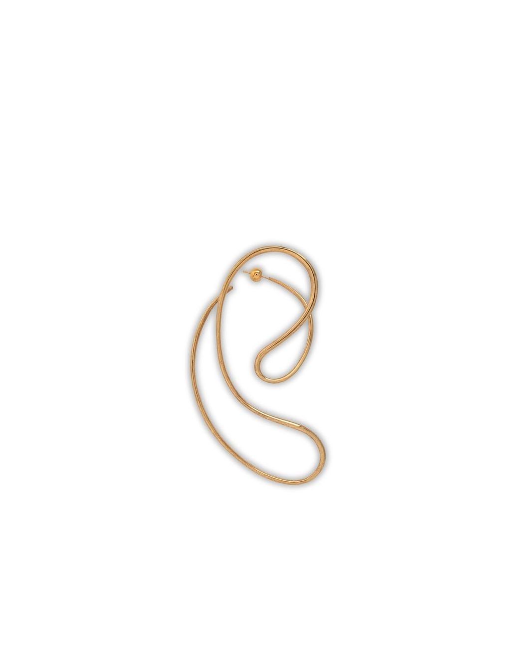 Panconesi White P Continua Large Earrings