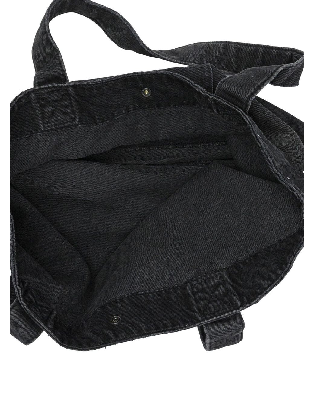 Carhartt Black "Denim Tote" Large Shoulder Bag