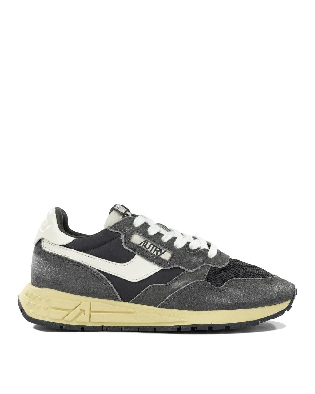 Autry Gray "Reelwind" Low-Top Sneakers