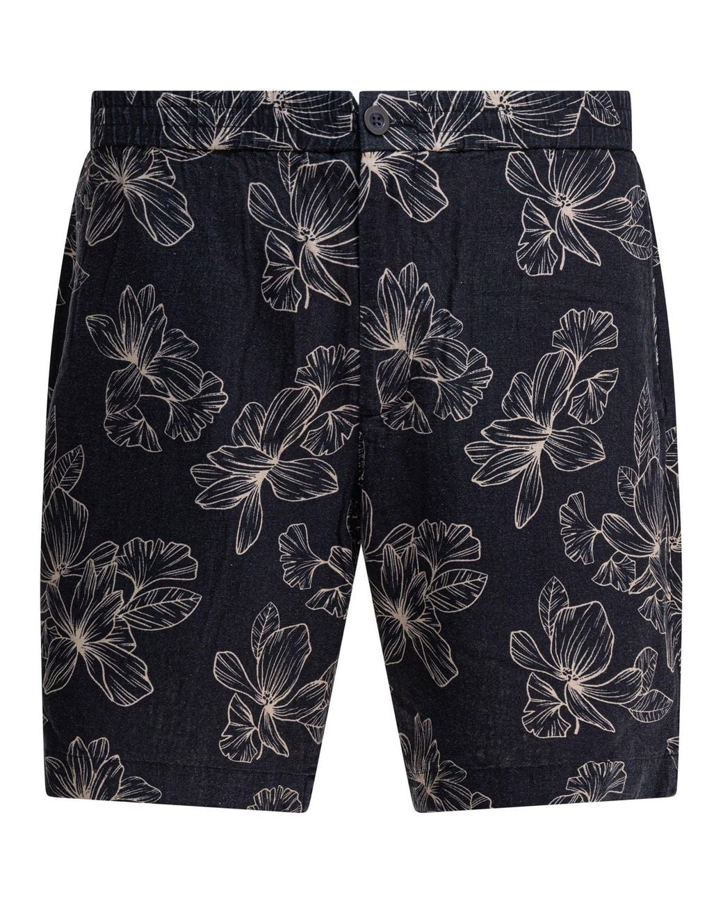 Vince Gray Floral Shorts for men