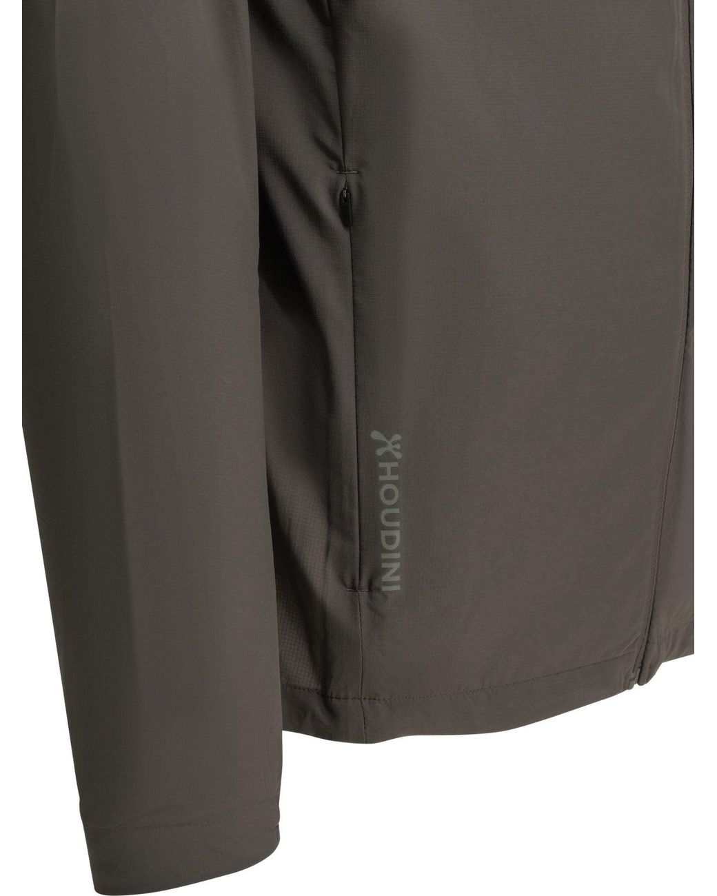 Houdini Sportswear Gray "Pace Trail" Technical Jacket