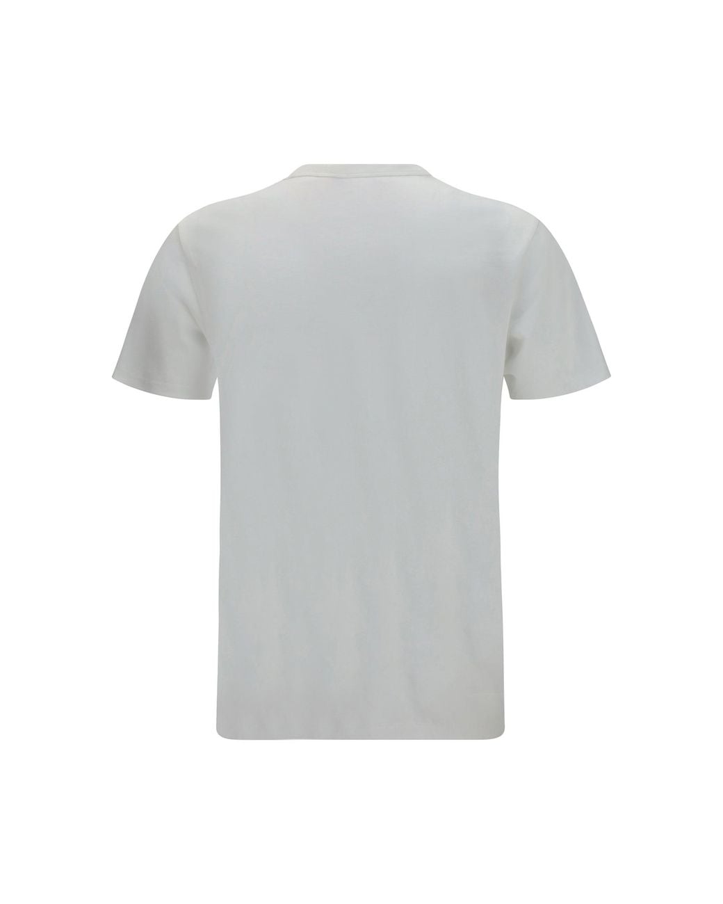 KENZO Gray Tulip Embroidered Cotton T-Shirt for men