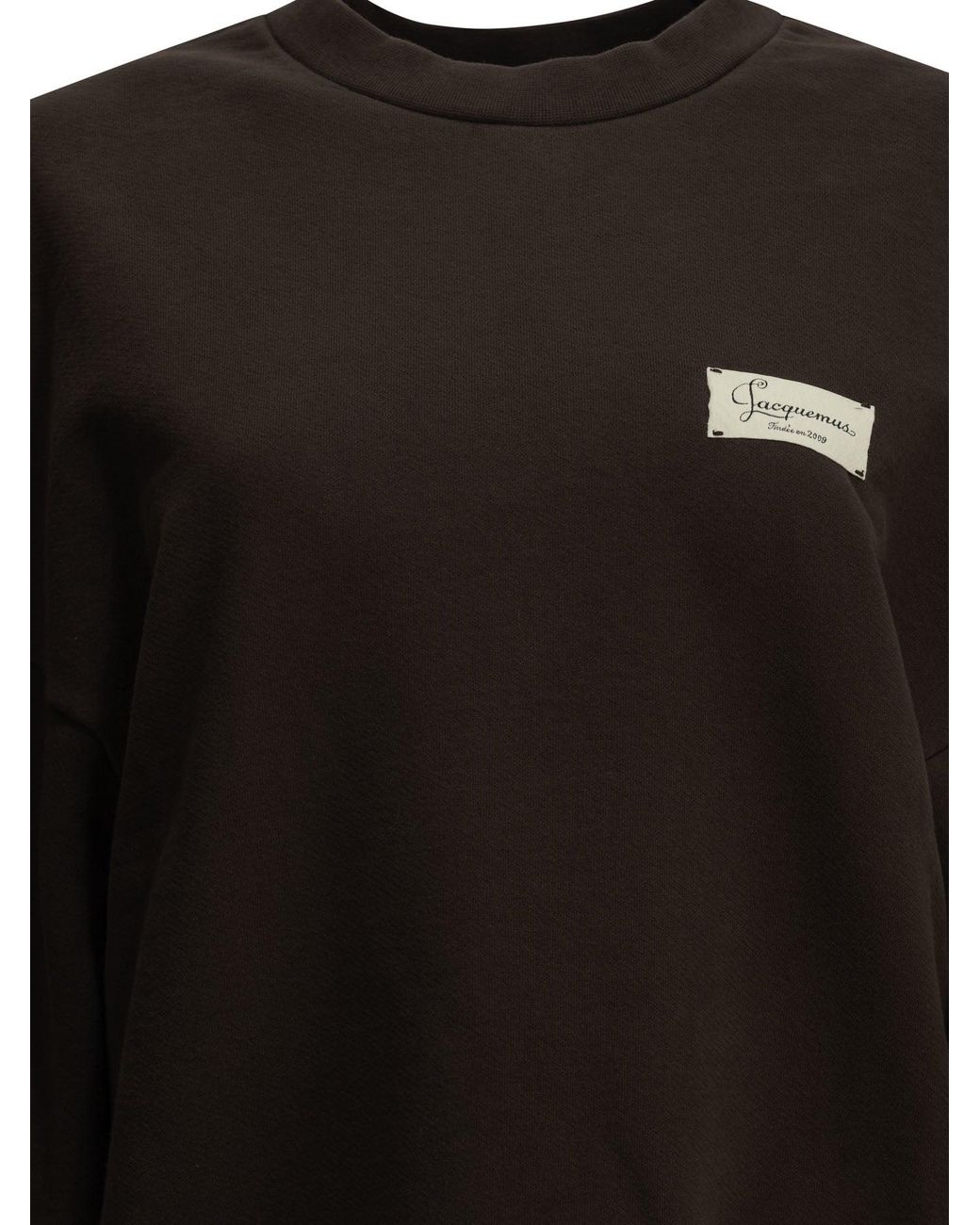 Jacquemus Black Le Sweatshirt Montaigne Dark