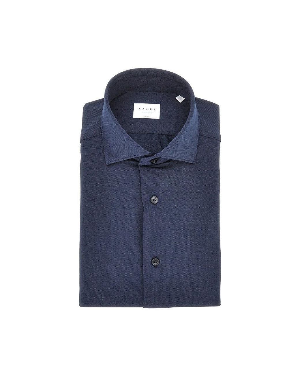 Xacus Blue Tailor Fit 'Active' Shirt for men