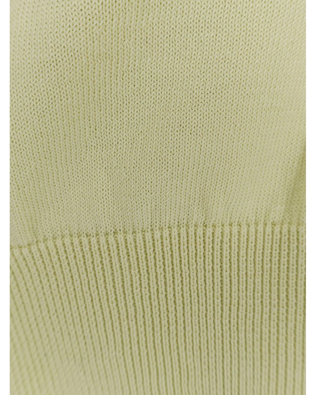 Alpha Studio Green Cotton Sweater