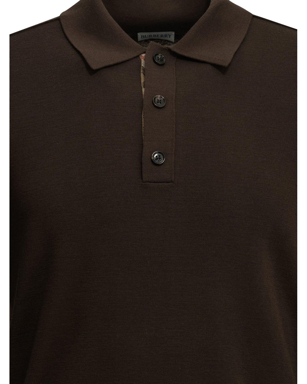 Burberry Brown Marcus Polo Sweater for men