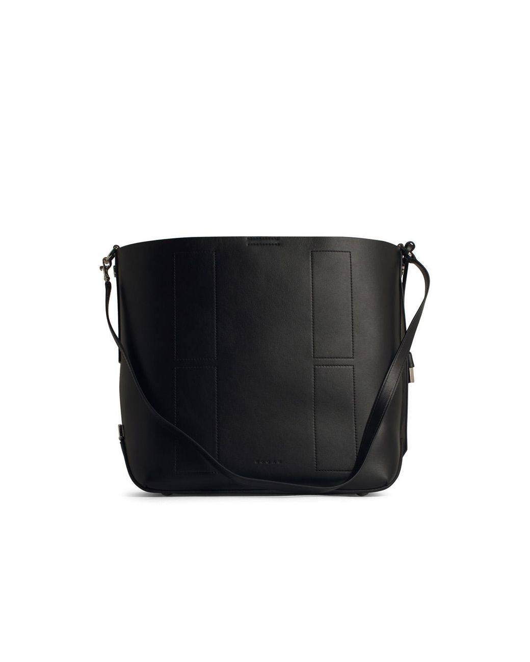 Hogan Black H01 Leather Crossbody Bag