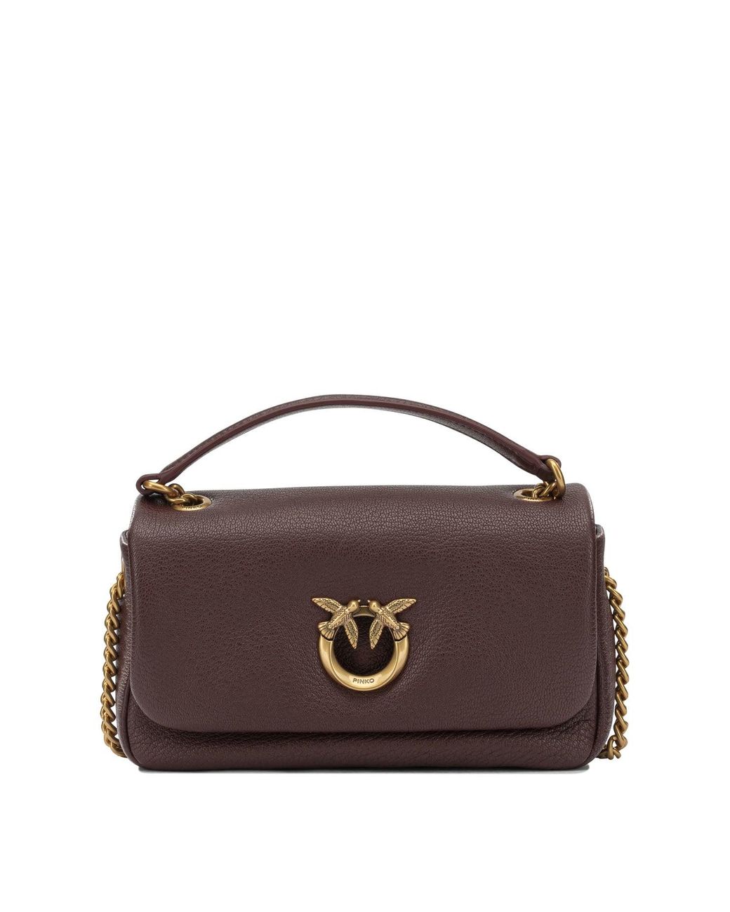 Pinko Brown Clutch Bag