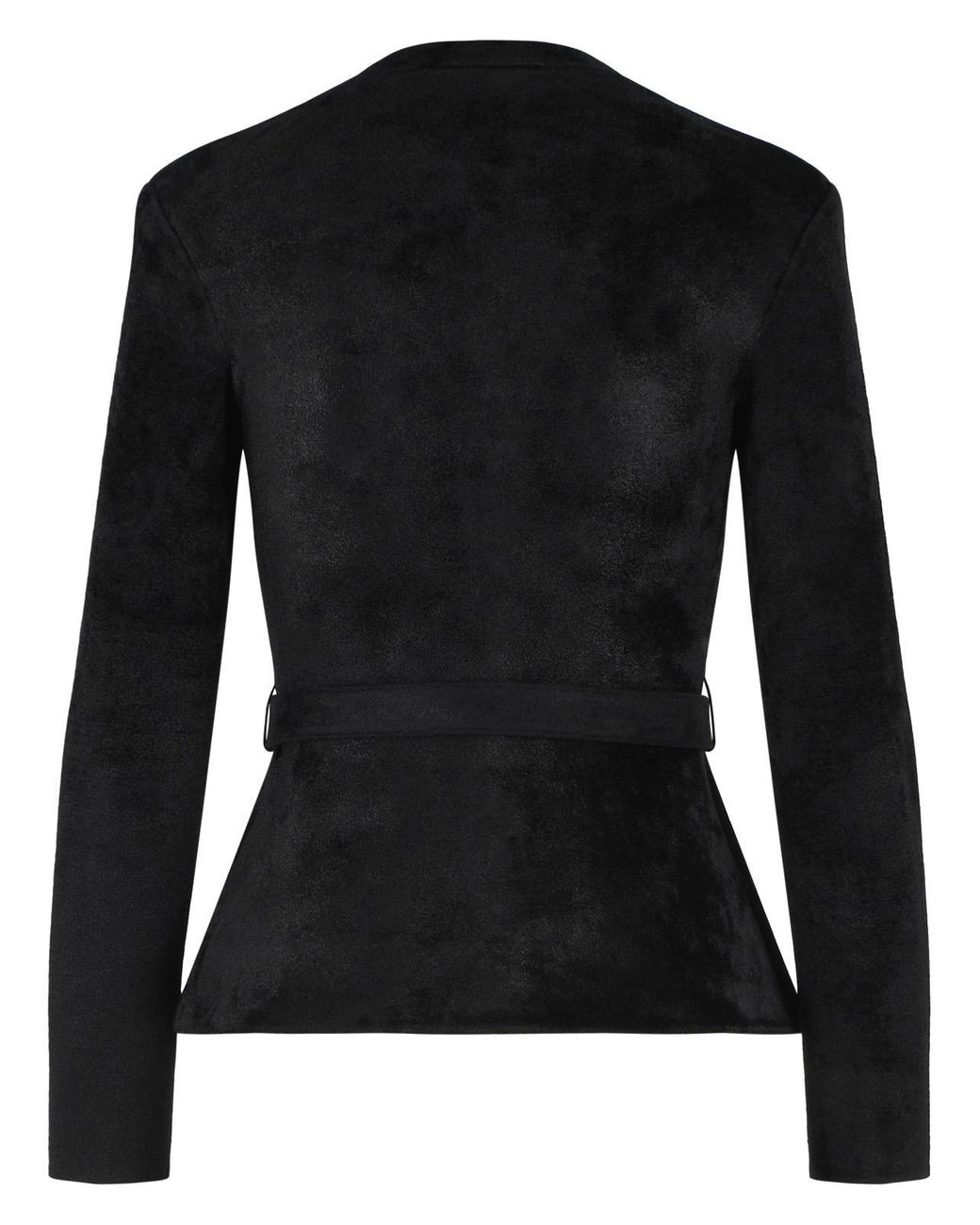 Self-Portrait Black Chenille Top