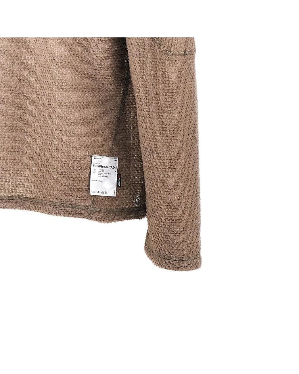 Satisfy Brown Fuzzfleece Ad Sweatshirt for men