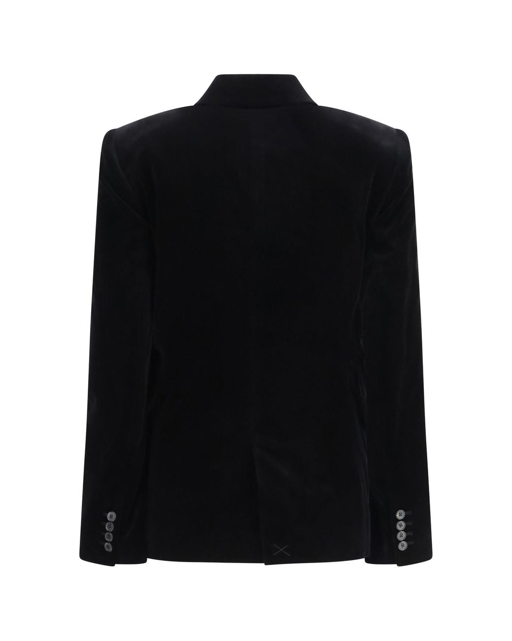 Khaite Black Rolo Stretch-Velvet Jacket