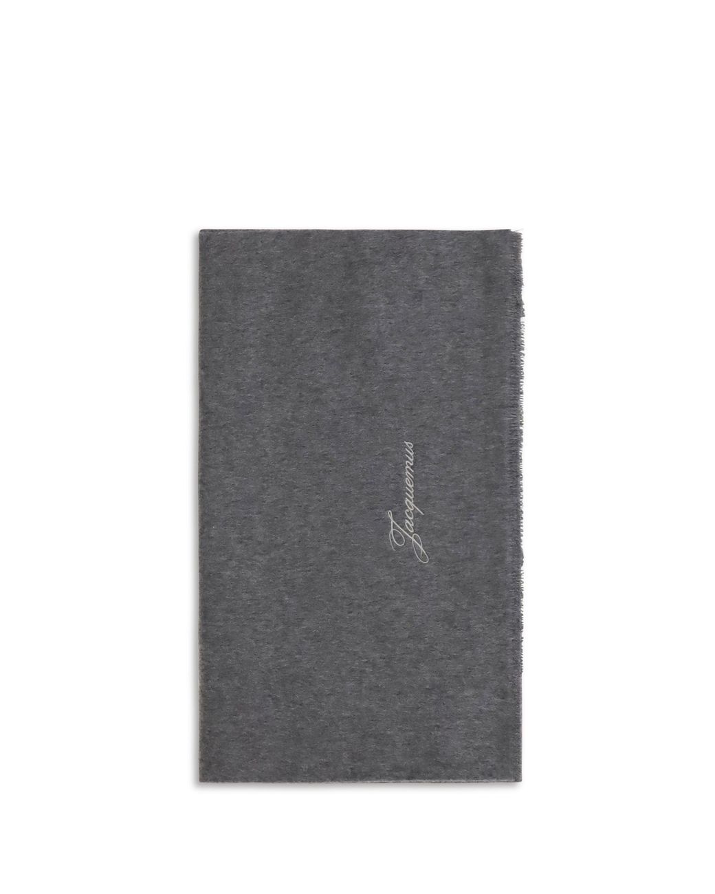 Jacquemus Gray Tailleur Wool Scarf for men