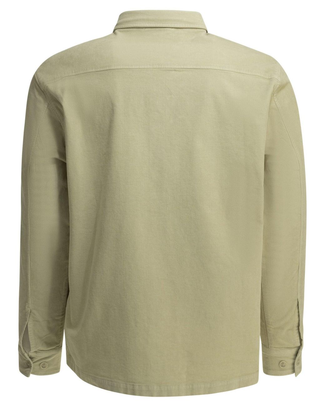 C P Company Green Corduroy Overshirt Jacket for men