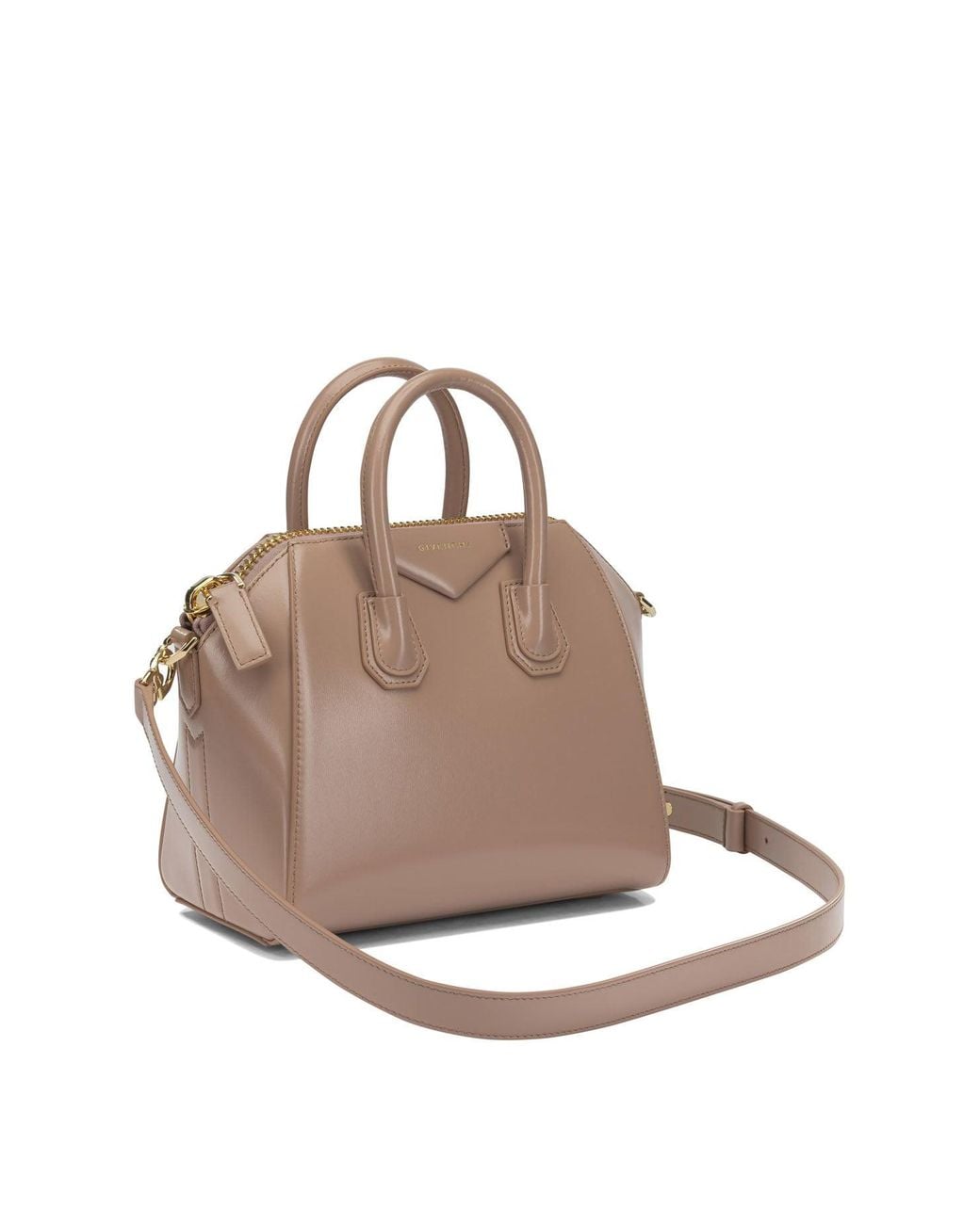 Givenchy Natural Antigonia Calf Leather Cotton Polyester Handbag