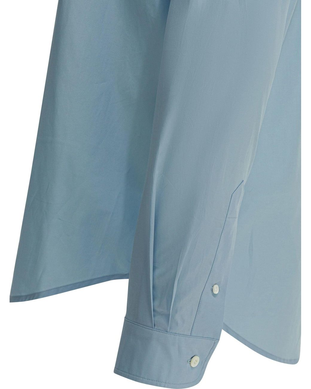 Miu Miu Blue Cotton Shirt