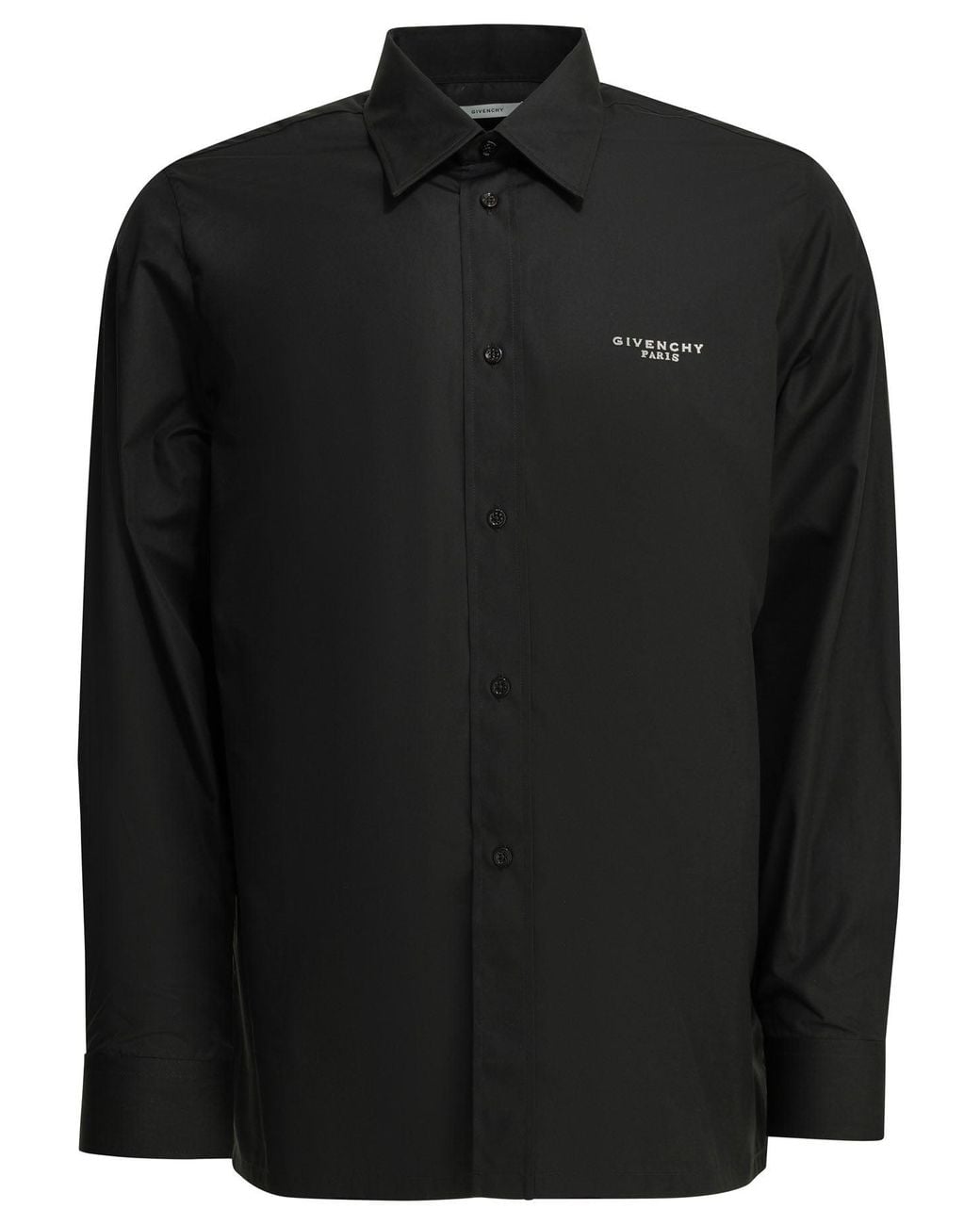 Givenchy Black Casual Shirt With Logo for men
