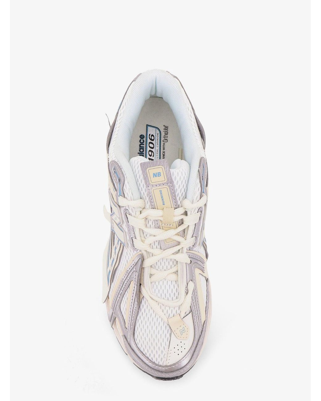 New Balance White 1906A Mesh Sneakers