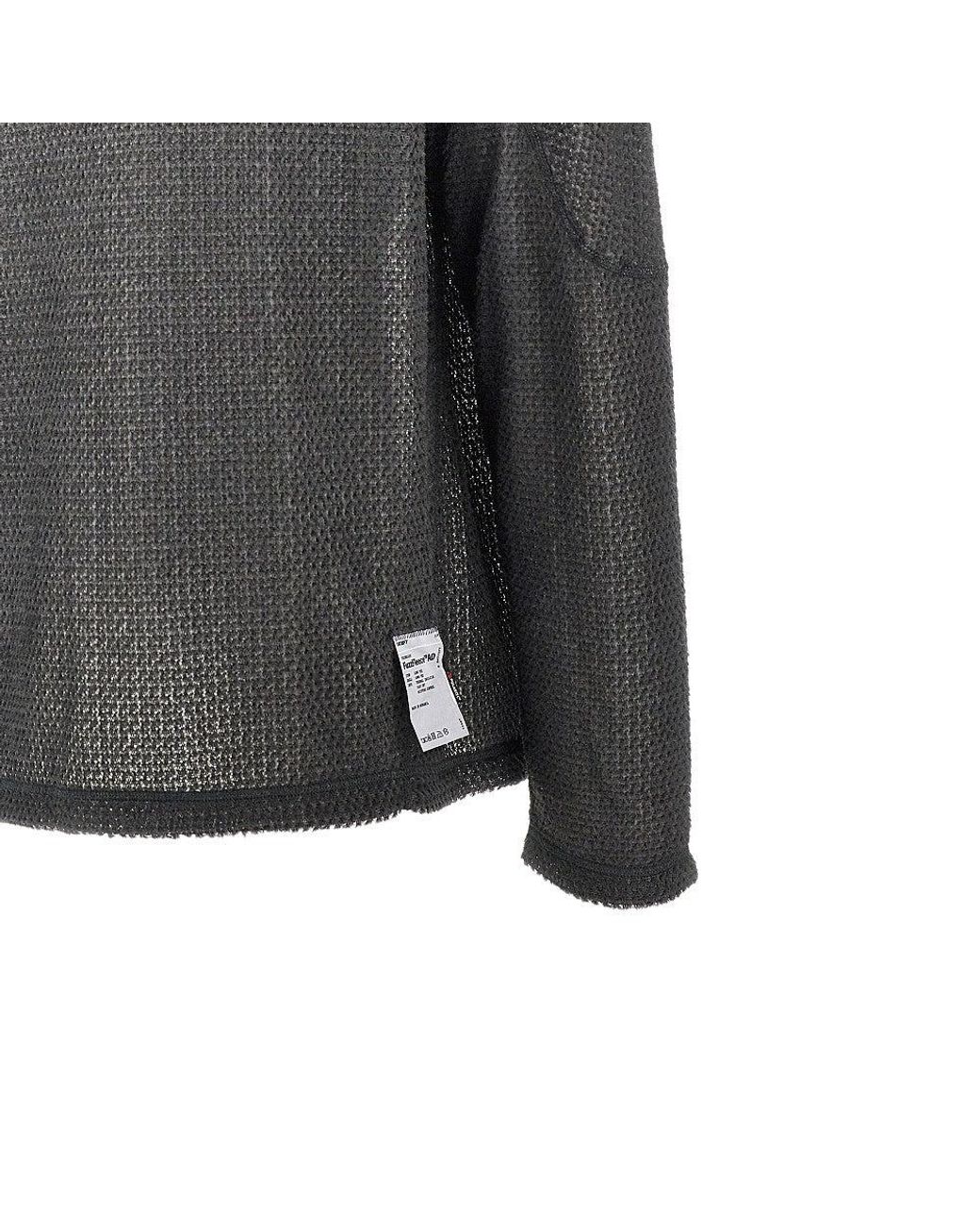 Satisfy Gray Fuzzfleece Ad Sweatshirt for men