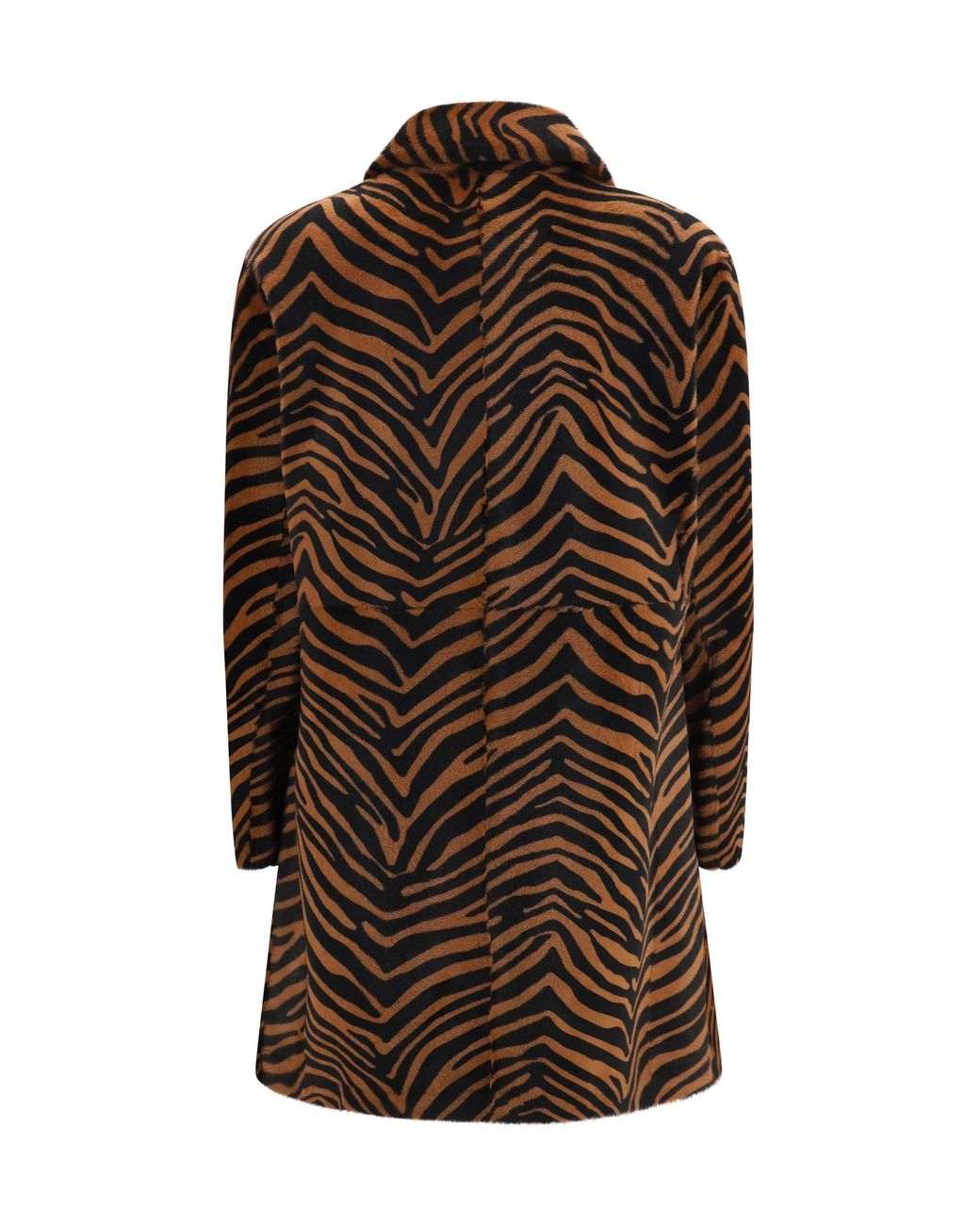 P.A.R.O.S.H. Brown Leopard Print Coat