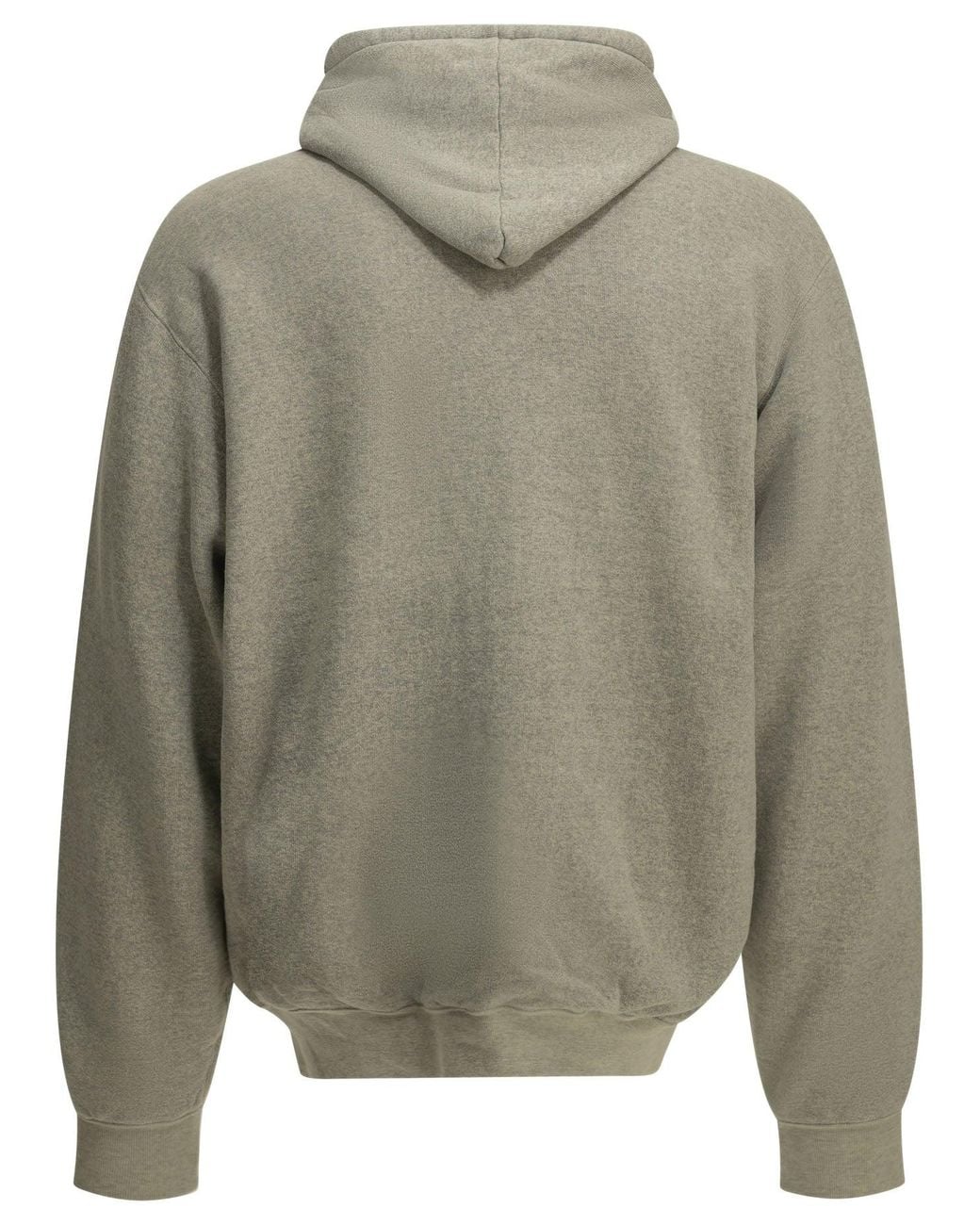 A.PRESSE Gray "Vintage Parka" Zip-Up Sweatshirt for men