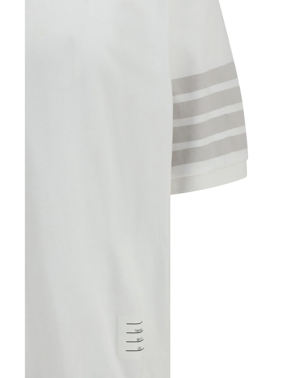 Thom Browne White Cotton Polo for men