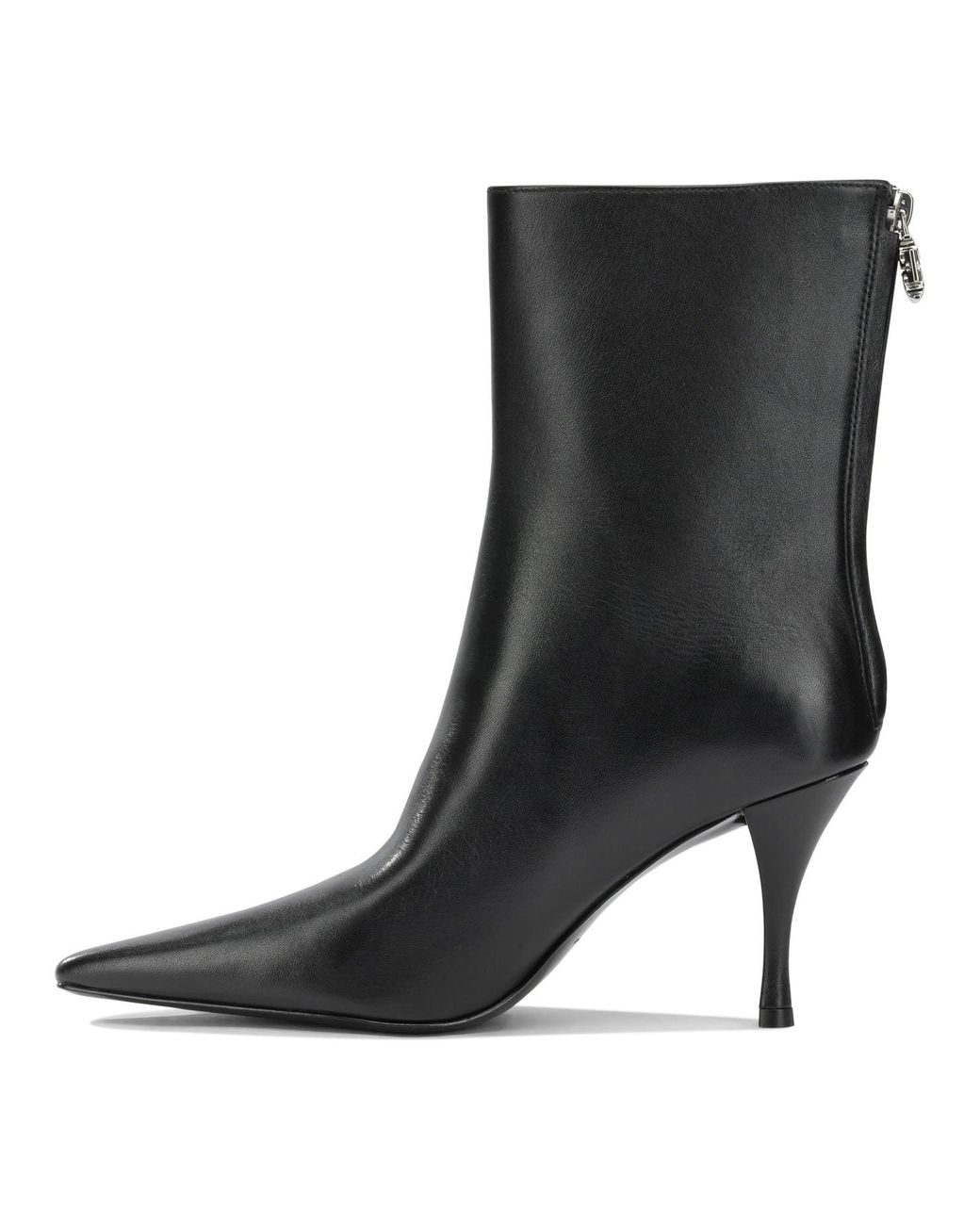 Tory Burch Black "Charlie 90Mm" Ankle Boots With Zipper