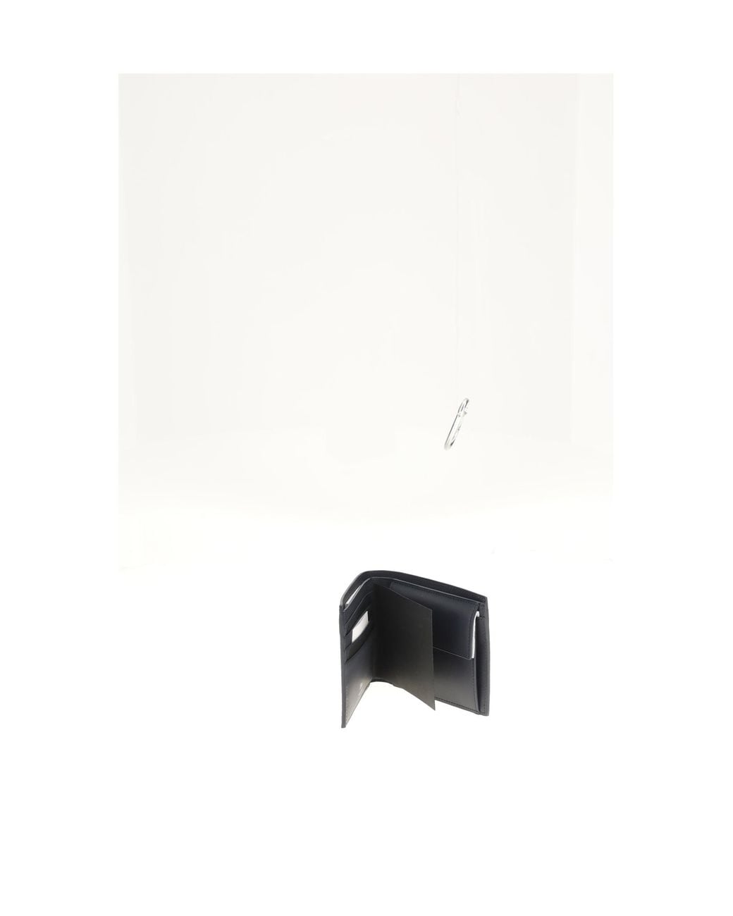 Dior White Cd Icon Wallet With Coin for men