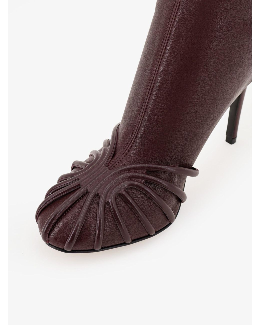 ALEVI Purple Karen Leather Boots