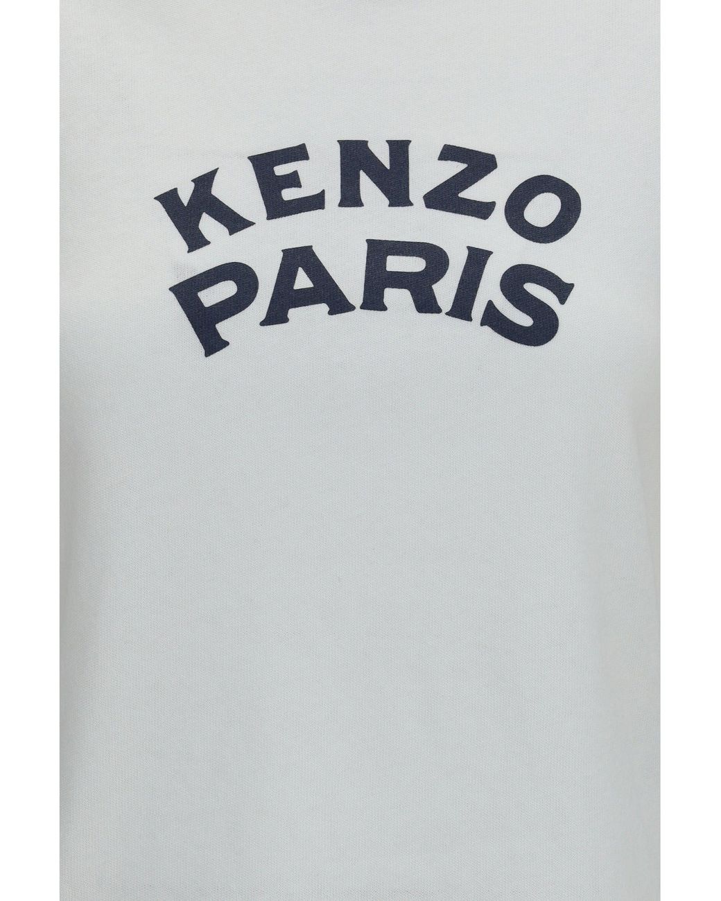 KENZO White Paris Emblem Cotton T-Shirt