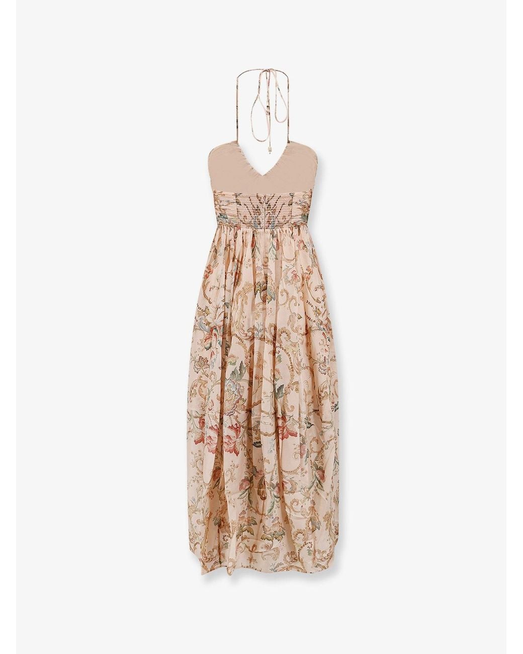 Zimmermann White Dress Roselight Silk