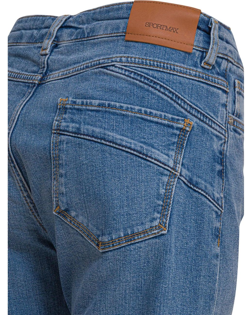Max Mara Blue Perfect Fit Boyfriend Jeans
