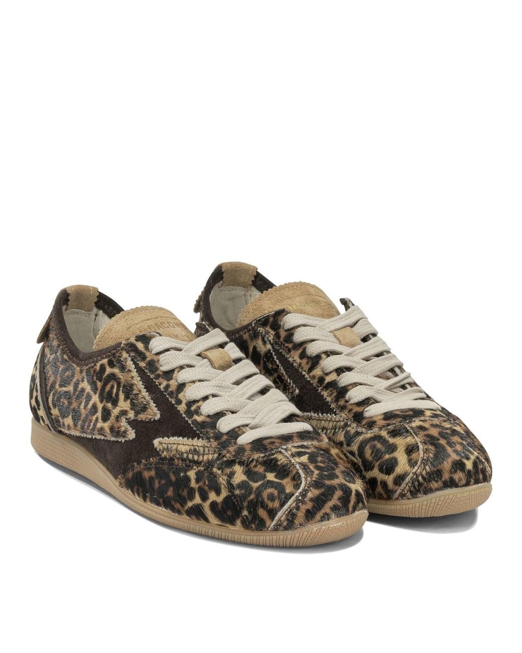 Moaconcept Brown Ik393 Leather Sneakers
