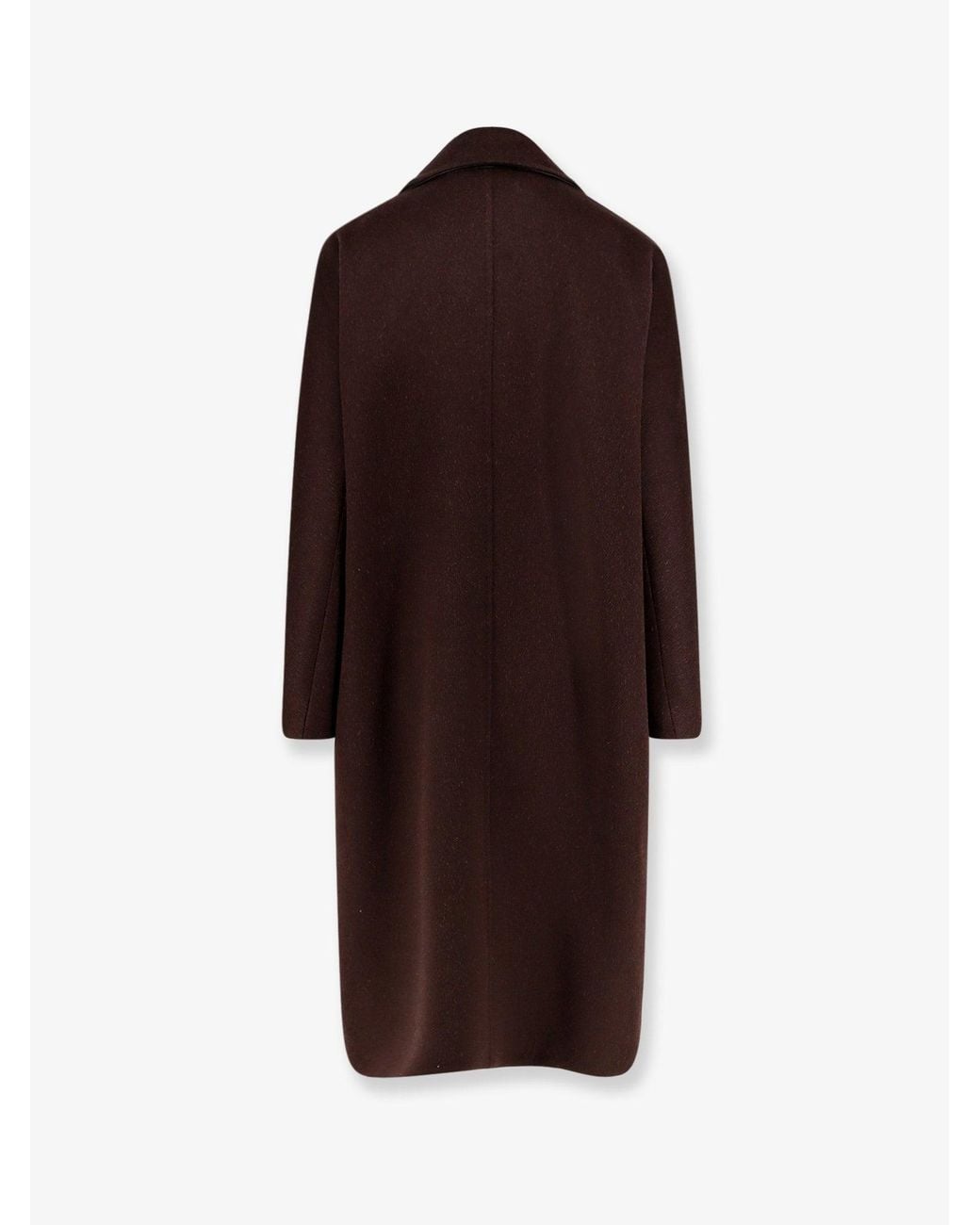 Max Mara Red Angus Cashmere And Alpaca Coat