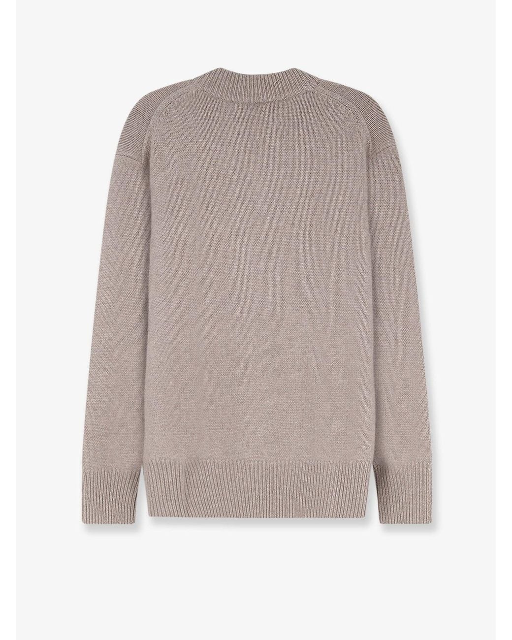 Soft Goat Gray Cashmere Sweater for men