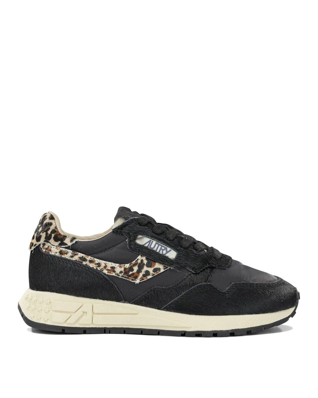 Autry Black "Reelwind" Low-Top Sneakers