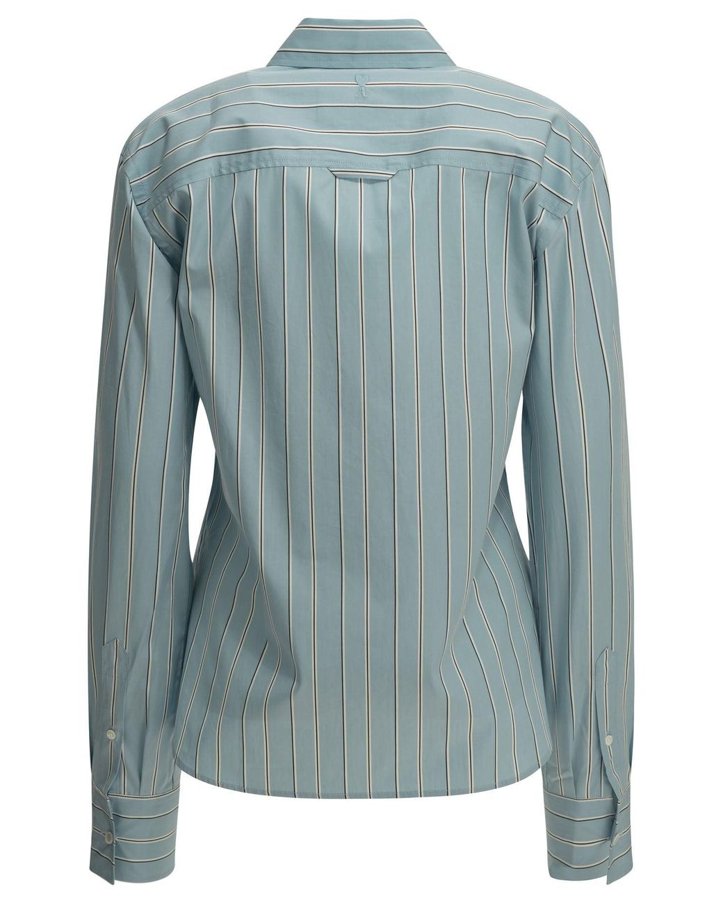 AMI Blue Casual Shirt With Logo