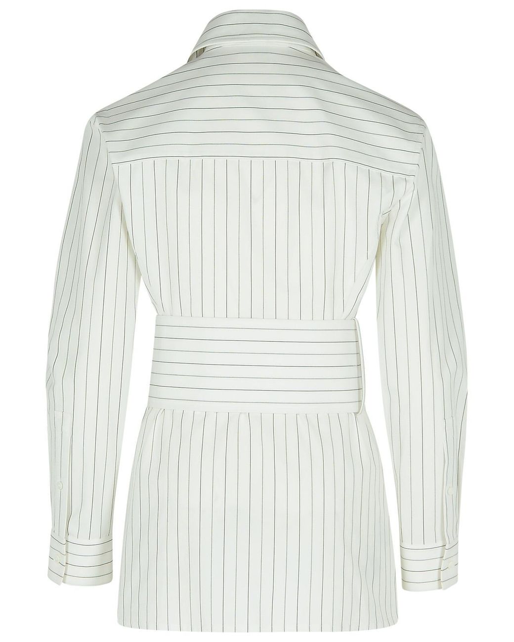 Burberry White Cotton Dress